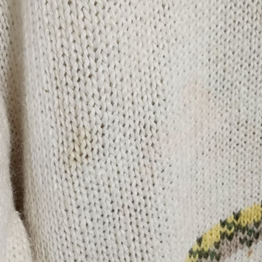 Vintage Sweater Cardigan M Button Up Embroidered Fair Ilse Cottage Country - Picture 6 of 9